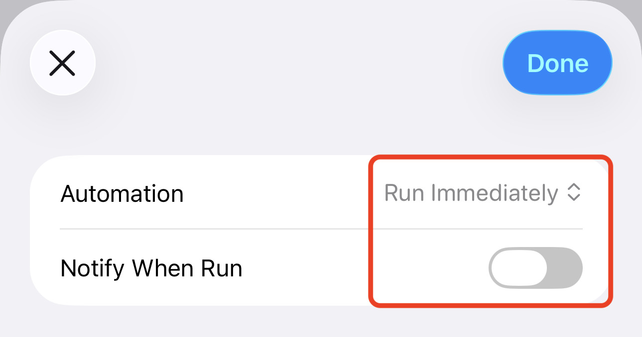 Disable confirmations